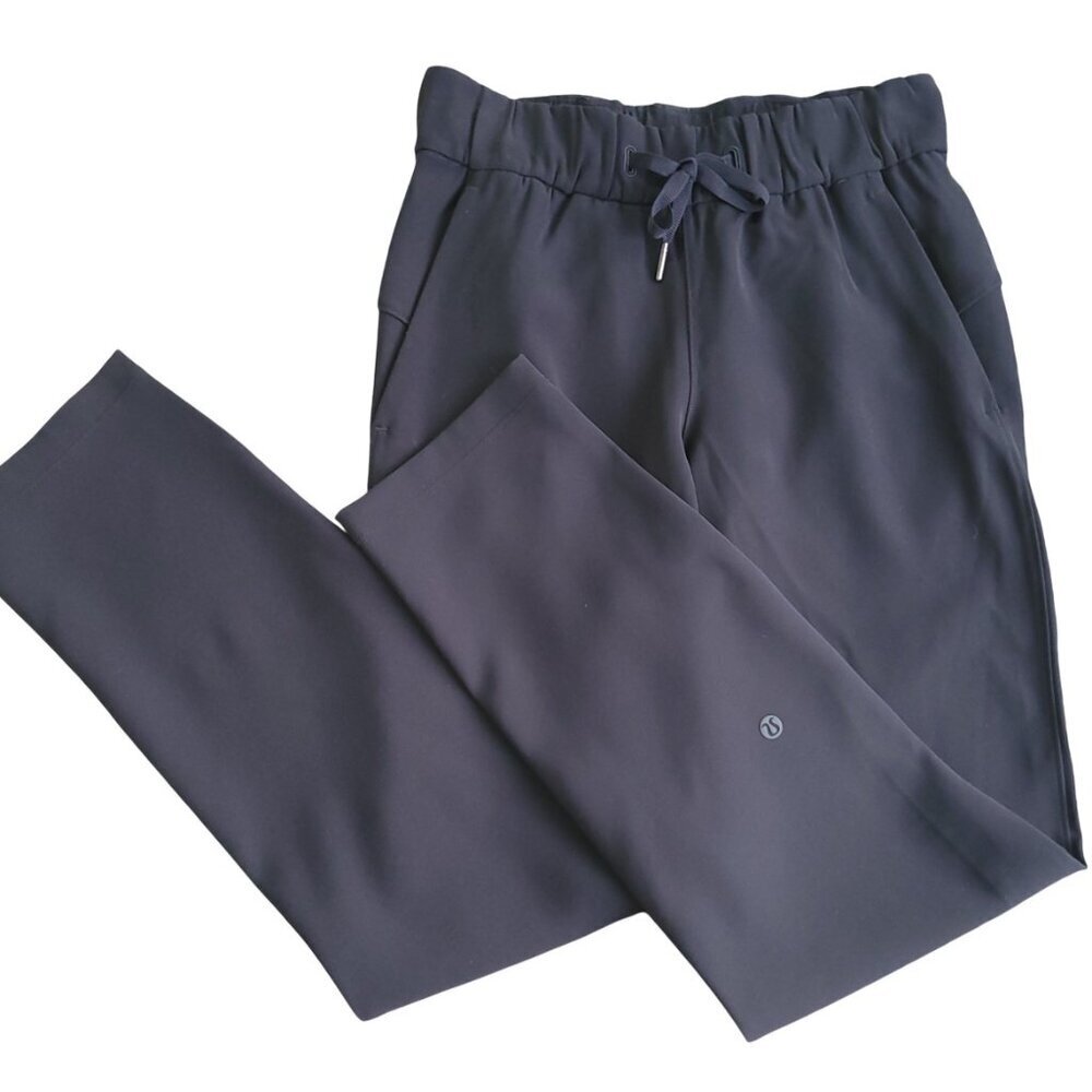 Lululemon Women's High-Rise Drawstring Black Pants Size 2